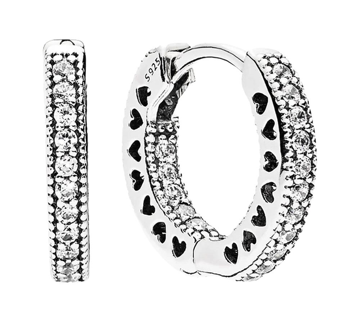Kolczyki Pandora Signature 296317CZ (5700302593334) - obraz 1