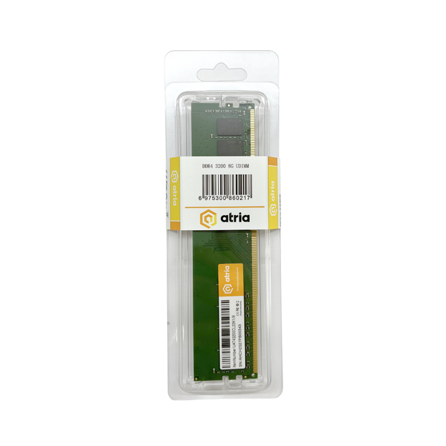 Модуль пам'яті ATRIA UAT43200CL22K1/8 DDR4/8ГБ/3200МГц для ПК - зображення 3