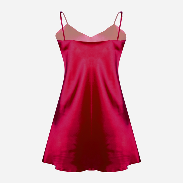 Нічна сорочка жіноча DKaren Slip Karen XS Бордова (5901780648268) - зображення 4