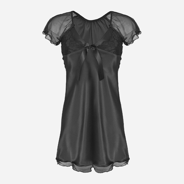 Нічна сорочка DKaren Slip Klara XL Black (5900652524877) - зображення 2