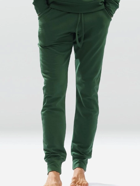 Спортивні штани чоловічі DKaren Pants Justin L Green (5903251464636) - зображення 1