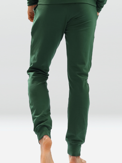 Спортивні штани чоловічі DKaren Pants Justin XL Green (5903251464643) - зображення 2