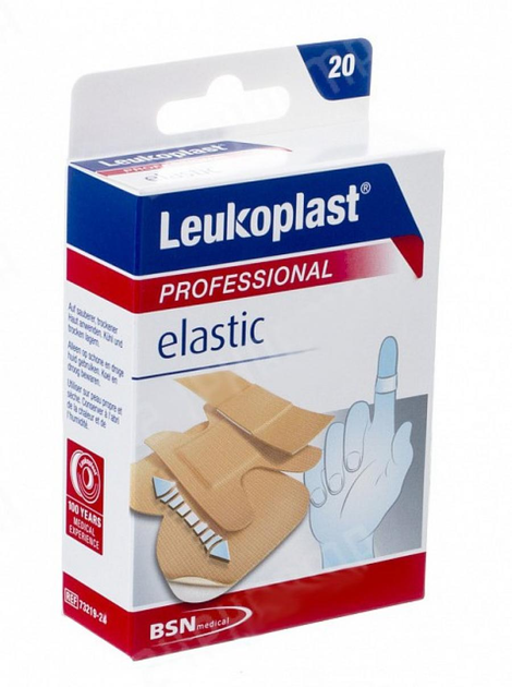 Plastry BSN Medical Leukoplast Elastic Elastic Adhesive Adhesive Adhesives Assorted 20 szt (4042809512649) - obraz 1