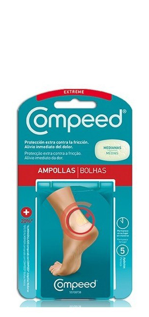 Пластир Compeed Blister Medium +20% 5 шт (3664492018249) - зображення 1