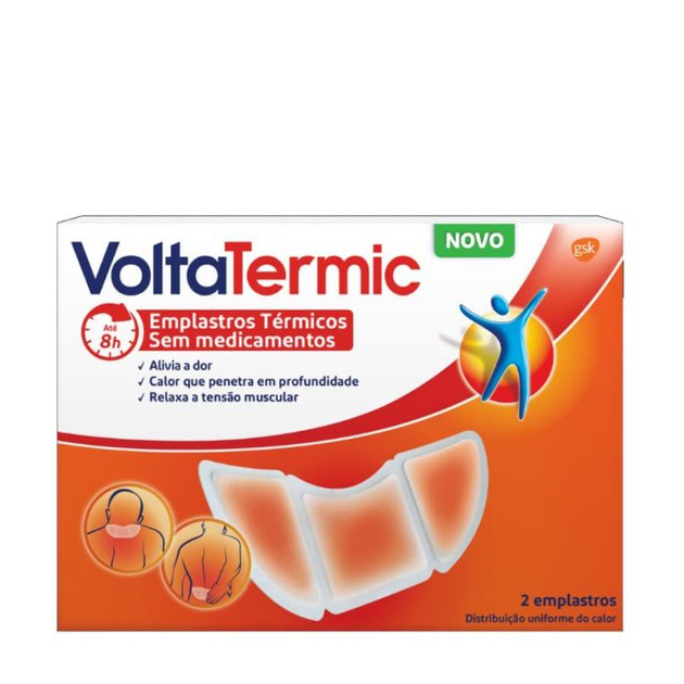 Пластир GlaxoSmithKline Voltatermic Heat Patches Without Medications 2 шт (5054563059093) - зображення 1