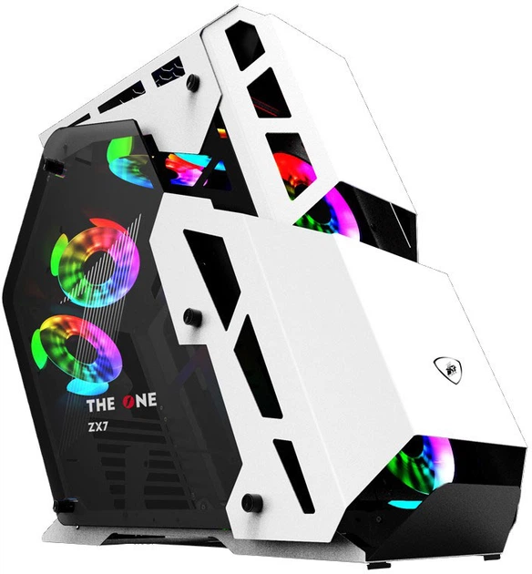 Корпус 1STPLAYER ZX7-4F2-W-WH Белый без БП – фото, отзывы