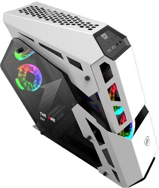 Корпус 1STPLAYER ZX7-4F2-W-WH Белый без БП – фото, отзывы