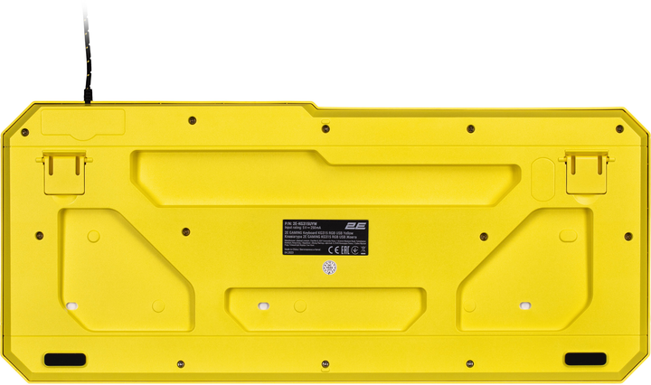 Клавіатура дротова 2E Gaming KG315 RGB USB Yellow (2E-KG315UYW) - зображення 3