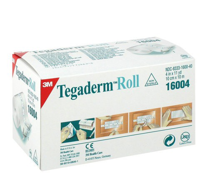 Лейкопалстырь 3M Tegaderm Roll 1 шт (4001895928260) - изображение 1