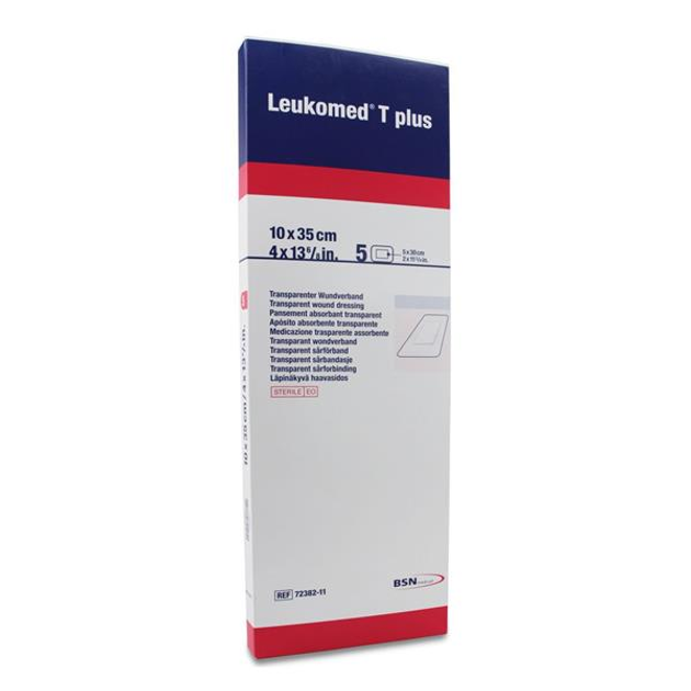 Пластир BSN Medical Leukomed T Plus Aposito Absorbente Transparente 5 шт (4042809205176) - зображення 1