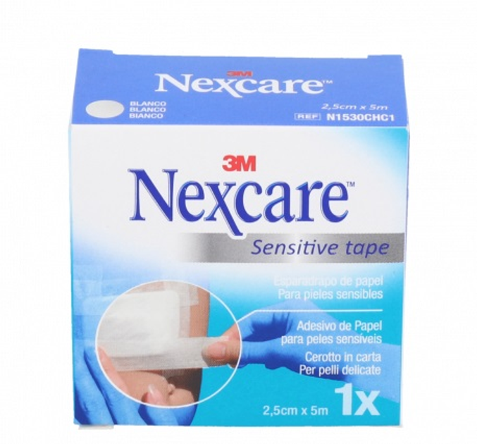 Рулон пластыря 3M Nexcare Esparadrapo Nexcare Papel Blanco 1 шт (4054596760905) - изображение 1