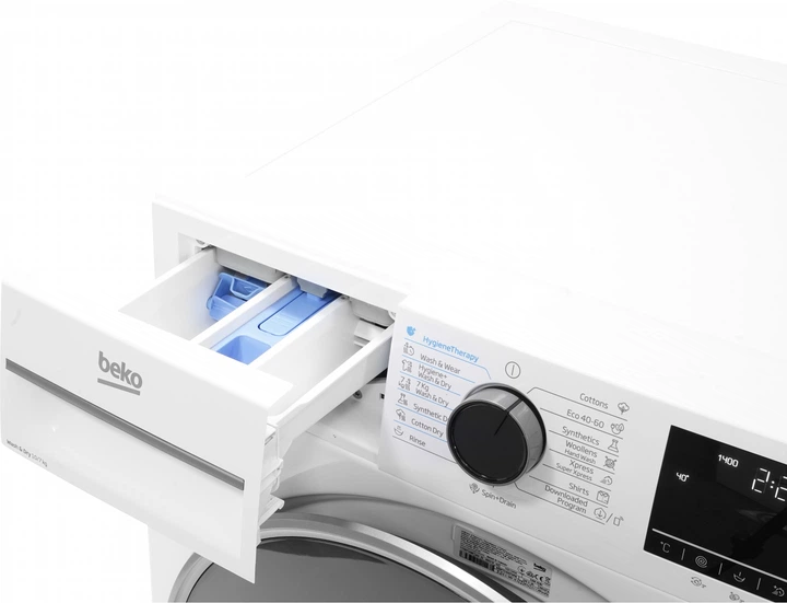 Пральна машина із сушаркою Beko B5DFT510457WPB - зображення 13