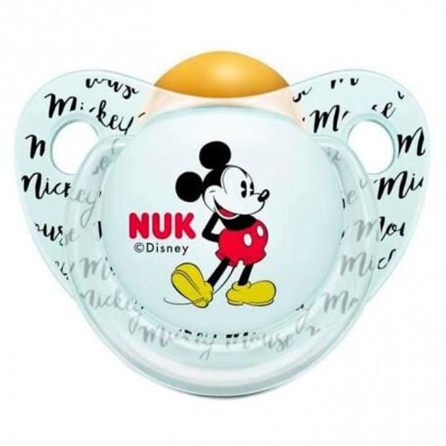 Smoczka Nuk Chupete Nukete T3 Latex Mickey (4008600276944) - obraz 1