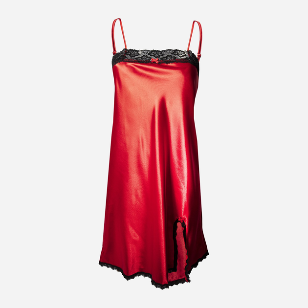 Erotyczny peniuar DKaren Plus Size Slip Bella 8XL Red (5902230095625) - obraz 2
