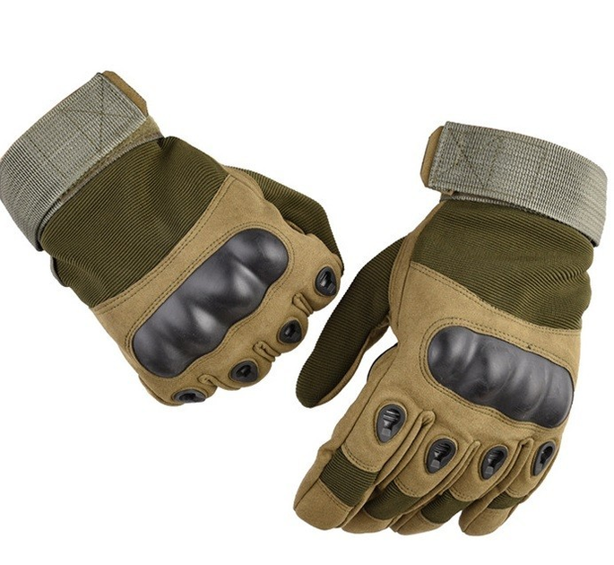 Тактические перчатки полнопалые Expert XL хаки - изображение 2