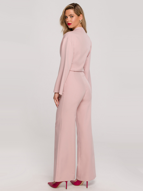 Kombinezon Makover Jumpsuit K147 M Crepe Pink (5903887682817) - obraz 2