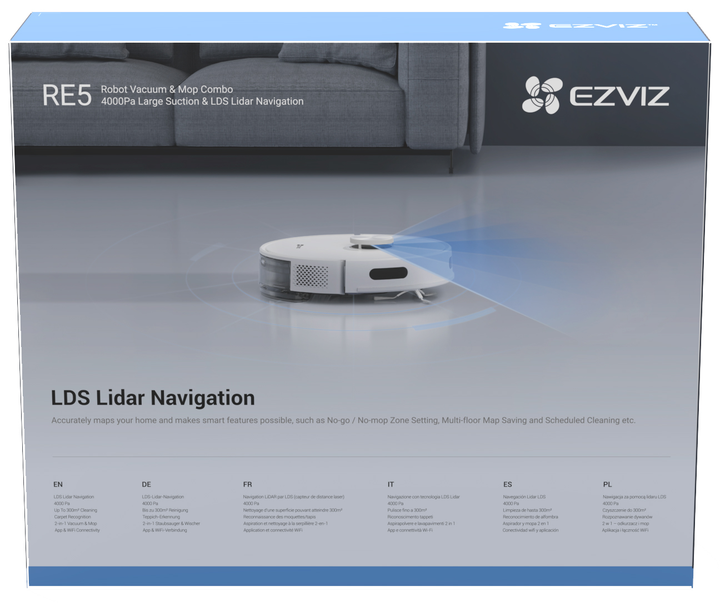 Robot sprzątający Ezviz RE5 (6941545618289) - obraz 10