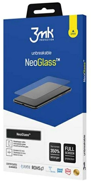 Szkło kompozytowe 3MK NeoGlass do Samsung Galaxy A22 5G czarne (5903108496544) - obraz 1
