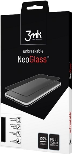 Захисне скло 3MK NeoGlass для Xiaomi Redmi Note 8 Pro чорне (5903108206839) - зображення 1