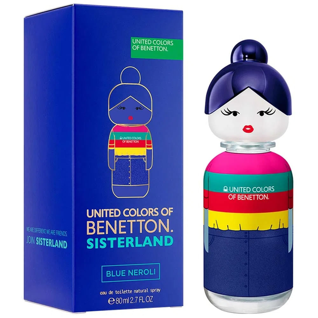 Woda toaletowa damska United Colors of Benetton Sisterland Blue Neroli United 80 ml (8433982018701) - obraz 1