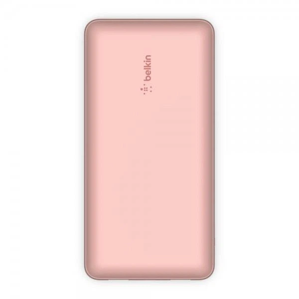 Power Bank Belkin 20000mAh 15W Dual USB-A, USB-C Rose Gold (BPB012BTRG) - Фото 2 Power Bank Belkin 20000mAh 15W Dual USB-A, USB-C Rose Gold (BPB012BTRG) - зображення 2