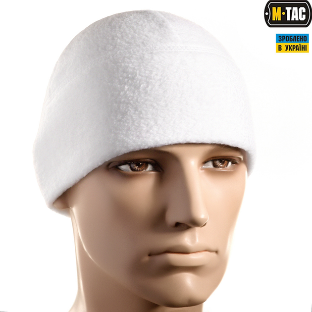 M-Tac шапка Watch Cap фліс (260г/м2) with Slimtex White XL - зображення 2