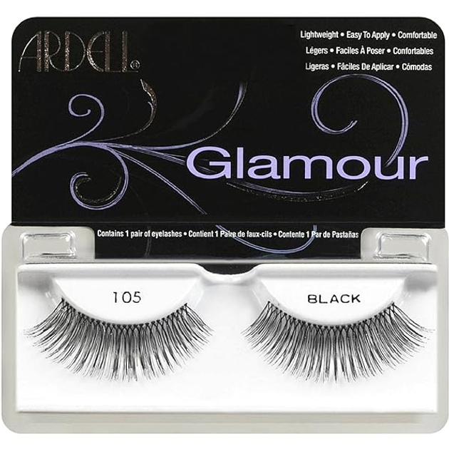 Накладні вії Ardell Glamour Lashes 105 Black (74764605108) - зображення 1