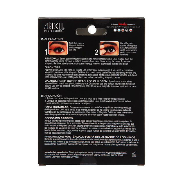 Zestaw rzęs Ardell Magnetic Liner & Lash False Eyelashes 110 (74764368522) - obraz 2