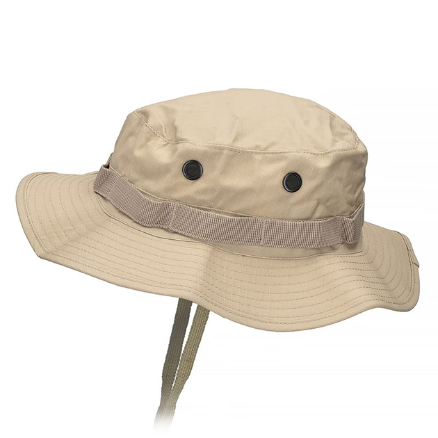 Панама тактична MIL-TEC US GI Boonie Hat Khaki Хакі M - зображення 2