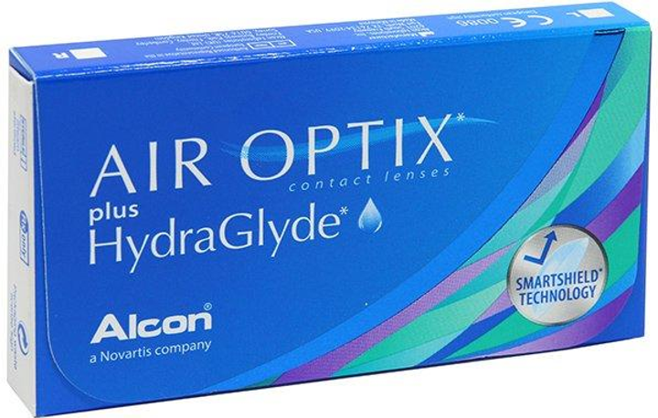 Контактные Линзы Air Optix Plus Hydraglyde (Упаковка 3 шт) (-0,5...-12. ...