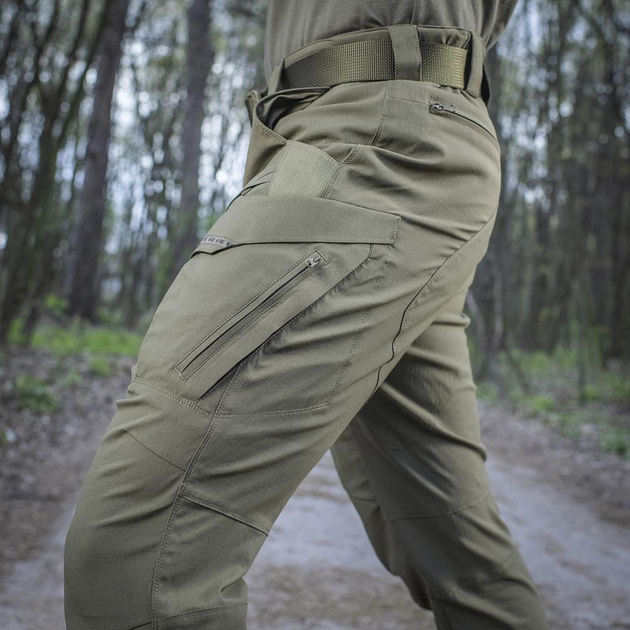 M-Tac штани Aggressor Summer Flex Army Olive, армейские штаны, военные штаны олива, летние тактические штаны - изображение 2