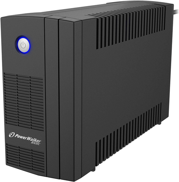UPS PowerWalker Basic VI SB 650VA (360W) Black (VI 650 SB FR) - obraz 1