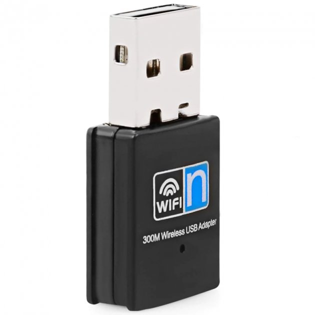 Wifi адаптер 2.4GHz 300 Mbps Сетевой адаптер Wireless Lan Adapter ...