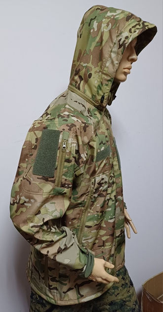 Тактична Куртка SEAM SoftShell Multicam, розмір 42 (SEAM-7089-42) - зображення 2
