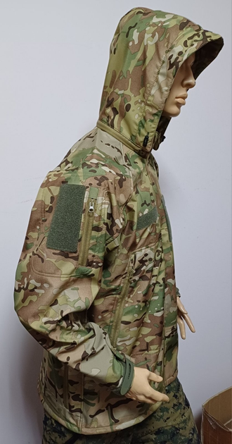 Тактична Куртка SEAM SoftShell Multicam, розмір 54 (SEAM-7089-54) - изображение 2