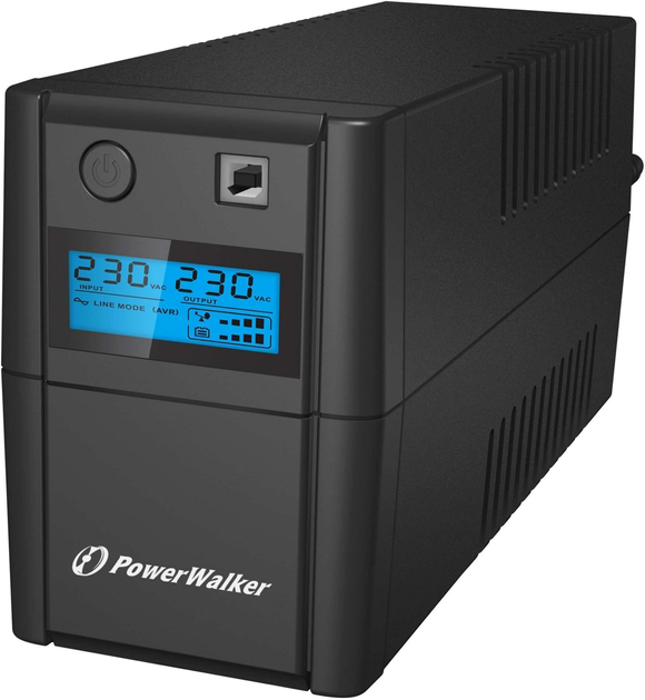 UPS PowerWalker VI SHL 850VA (480W) Black (VI 850 SHL FR) - obraz 1