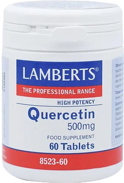 Мінеральний комплекс Lamberts Quercitina 500 мг, 60 таблеток (5055148404918) - зображення 1