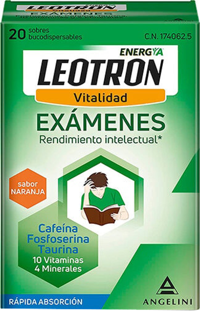 Suplement diety Leotron Examinations 20 Envelopes (8470001740625) - obraz 1