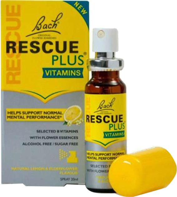 Suplement diety Bach Rescue Plus Vitamins 20 ml (8424657716503) - obraz 1