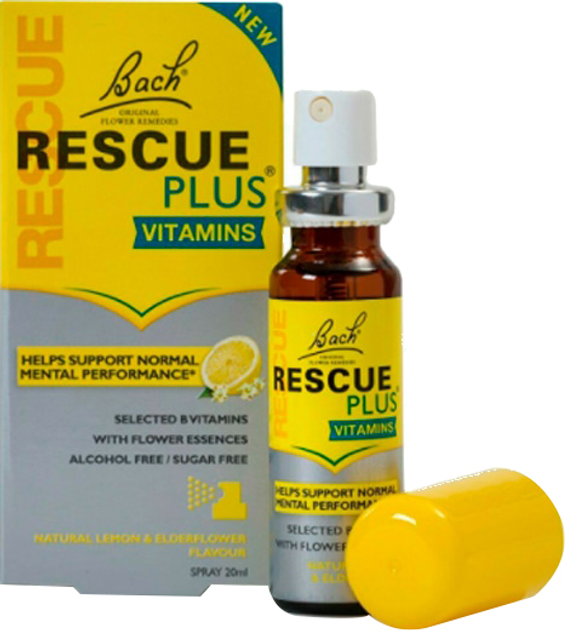 Suplement diety Bach Rescue Plus Spray 20 ml (8424657716510) - obraz 1