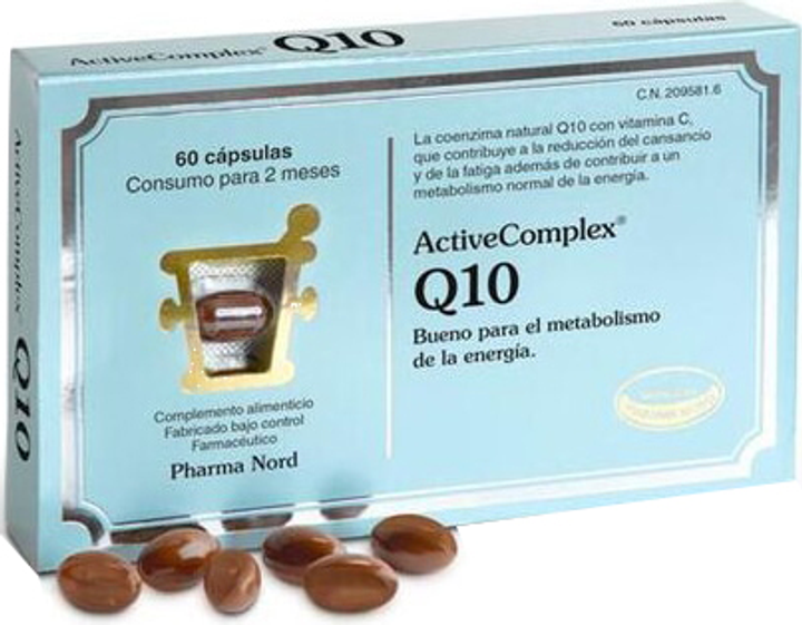 Вітамінний комплекс Pharma Nord Activecomplex Q10 60 капс (5709976170209) - зображення 1
