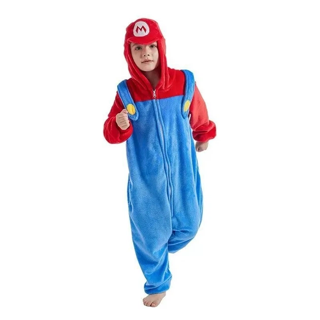Подростковые Кигуруми Слип Пижама для Мальчиков Kigurumi Супер Марио Super Mario Красно-синий 165-175 см. (2054/1) - Фото 4 Подростковые Кигуруми Слип Пижама для Мальчиков Kigurumi Супер Марио Super Mario Красно-синий 165-175 см. (2054/1) - изображение 4