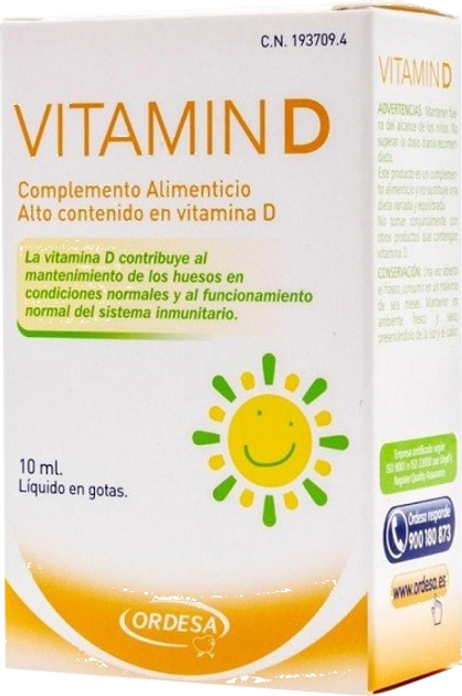 Suplement diety Ordesa Vitamin D (8426594095352) - obraz 1