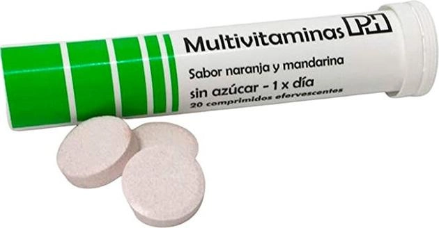 Kompleks witamin i minerałów Ph Multivitamins 20 Effervescent Tablets (8470001722416) - obraz 1