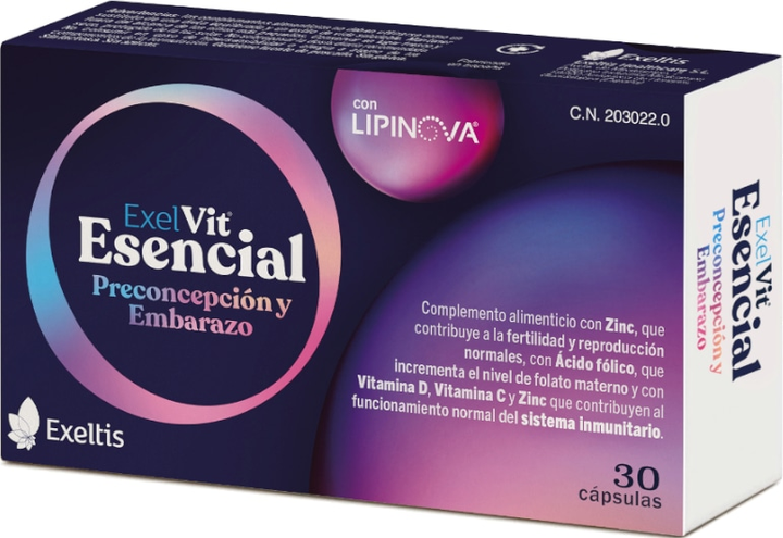 Kompleks witamin Exelvit Esencial 30 Capsules (8470002030220) - obraz 1
