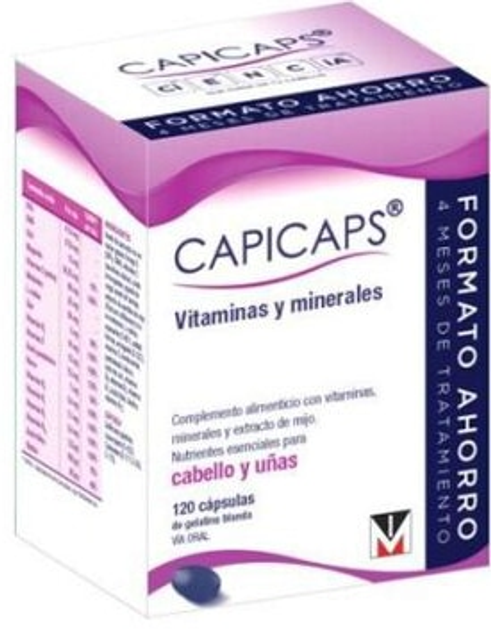 Kompleks witamin i minerałów Menarini Capicaps 120 Capsules (8437010967467) - obraz 1