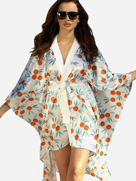 Szlafrok kimono DKaren Dk-Pp Pattern No. 19 XL Wielobarwny (5903251431461) - obraz 1