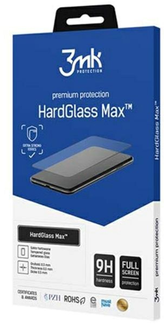 Szkło hartowane 3MK HardGlass Max dla Xiaomi Redmi Note 12 Pro+ (5903108496391) - obraz 1