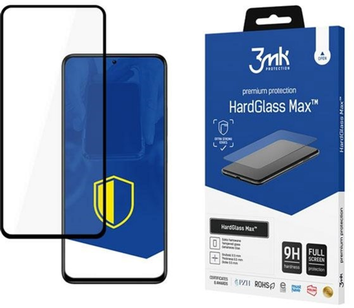 Захисне скло 3MK HardGlass Max для Xiaomi Redmi Note 11 Pro 5G/11 Pro+ 5G (5903108447317) - зображення 1