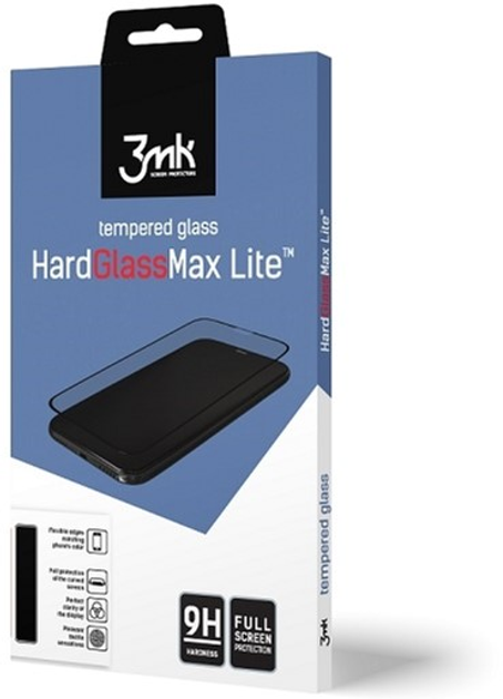 Захисне скло 3MK HG Max Lite для Apple iPhone 11 чорне (5903108133029) - зображення 1